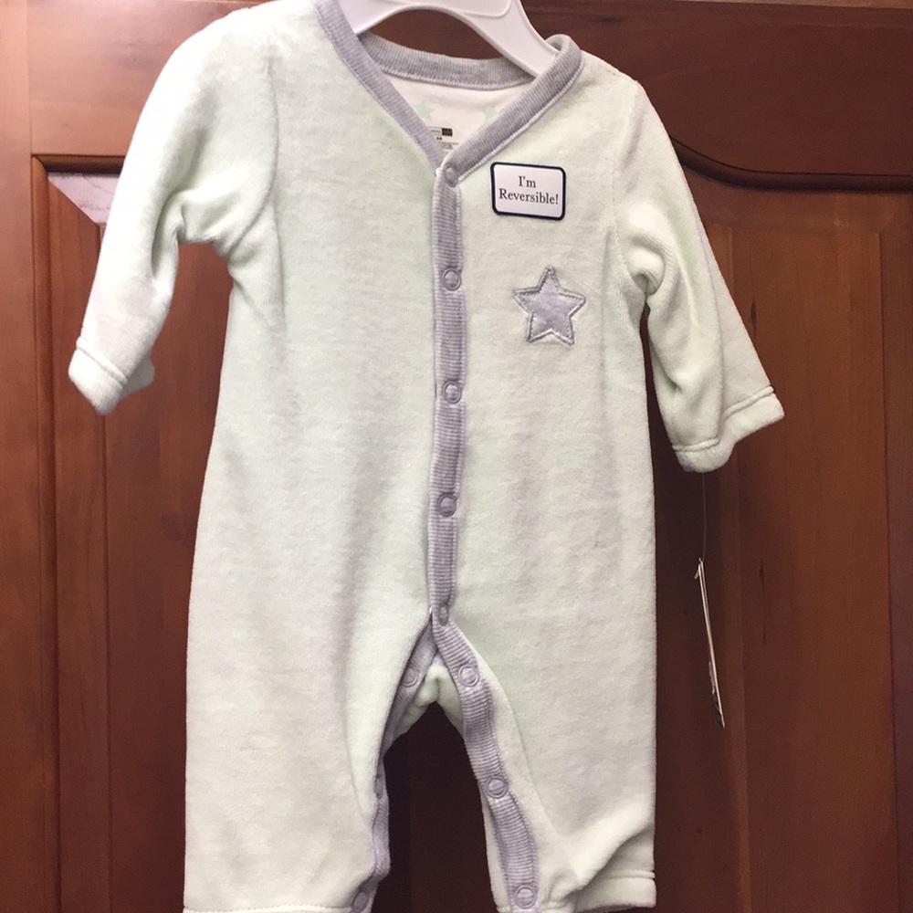 Green reversible pajamas